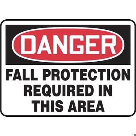 Accuform OSHA DANGER SAFETY SIGN FALL MFPR108XP MFPR108XP